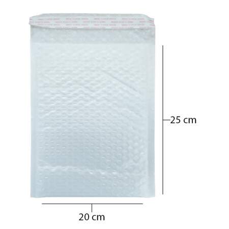 Saco Plástico Bolha com Aba 20 x 25cm 420 Und