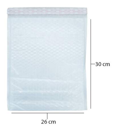 Saco Plástico Bolha com Aba 26 x 30cm 280 Und