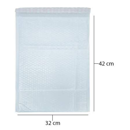 Saco Plástico Bolha com Aba 32 x 42cm 160 Und