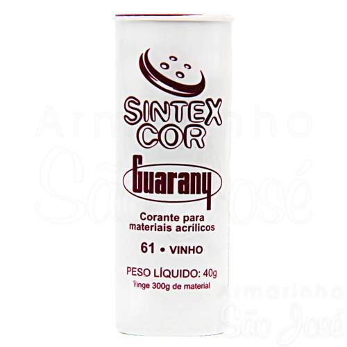 Corante Sintexcor - Materiais Acrílicos - 40g 