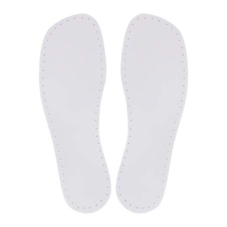 Sola para Chinelo EVA Adulto 8mm com Palmilha Veriline Branca Par