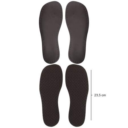 Sola para Chinelo EVA Adulto 8mm com Palmilha Veriline Marrom Par