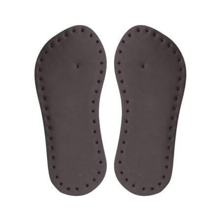 Sola para Chinelo EVA Infantil 8mm com Palmilha Veriline Marrom Par