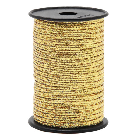 Soutache Metalizado São José Ref.N500/03 3mm Rolo com 50mts