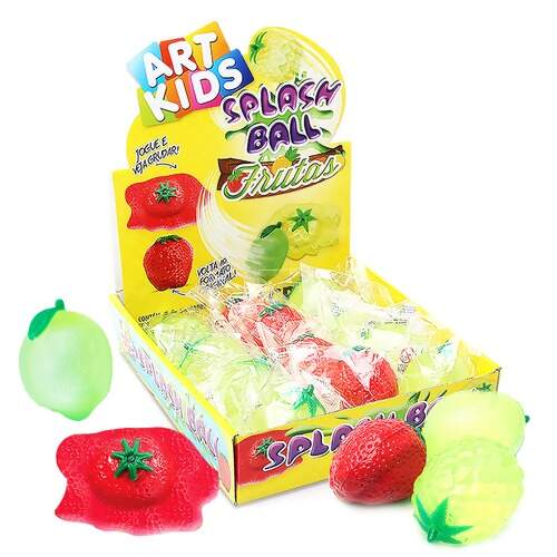 Splash Ball Frutas Acrilex Ref.40059 Cores Sortidas