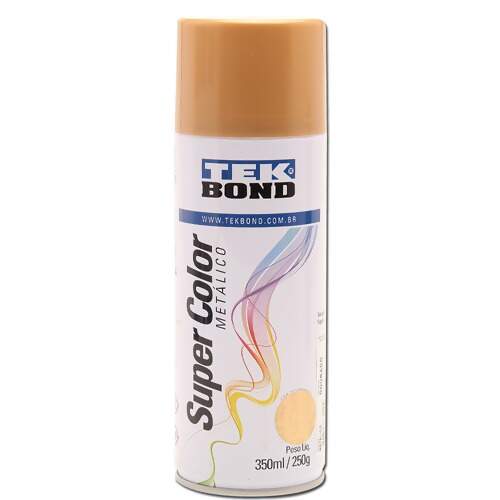 Tinta Spray Metálica Super Color Uso Geral 350ml - Tekbond