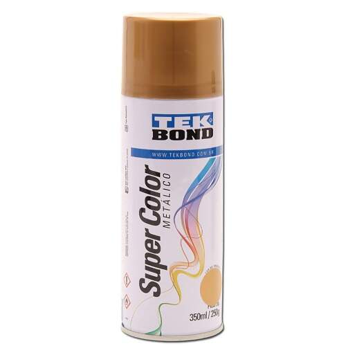 Tinta Spray Metálica Super Color Uso Geral 350ml - Tekbond
