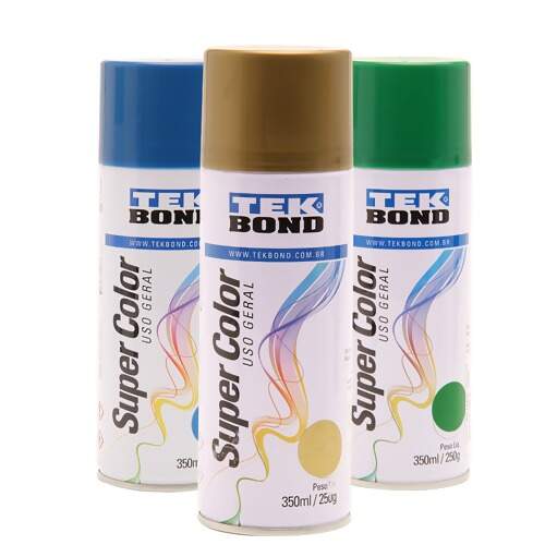 Tinta Spray Super Color Uso Geral 350ml - Tekbond