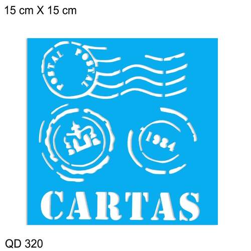 Stencil Jóia 15x15 QD - 1 unidade