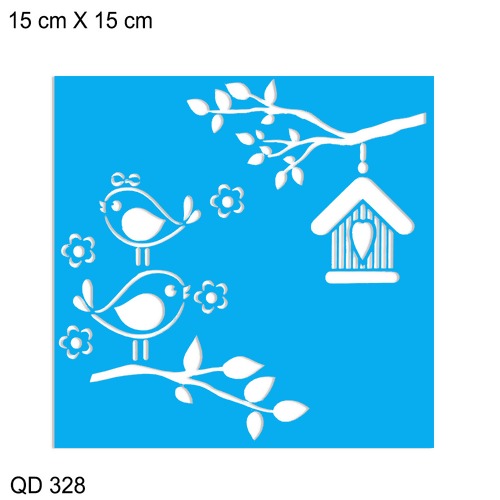 Stencil Jóia 15x15 QD - 1 unidade