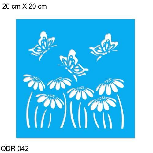 Stencil Jóia 20x20 QDR - 1 unidade