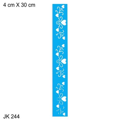 Stencil Jóia 4x30 JK - 1 unidade