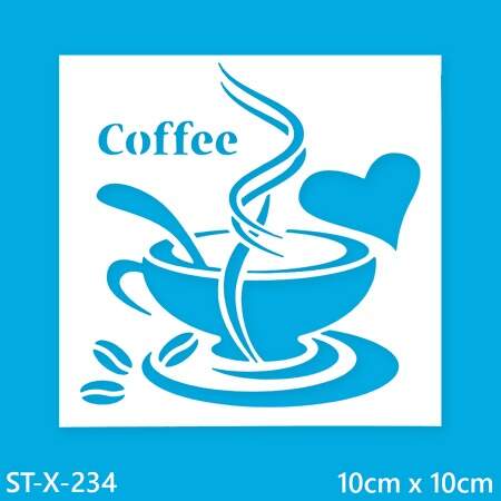 Stencil Litoarte ST-X 10x10cm
