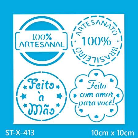 Stencil Litoarte ST-X 10x10cm