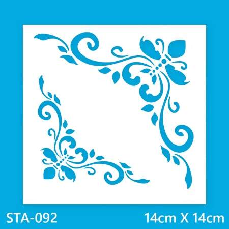 Stencil Litoarte STA 14x14cm