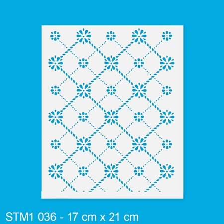 Stencil Litoarte STM1 17x21cm
