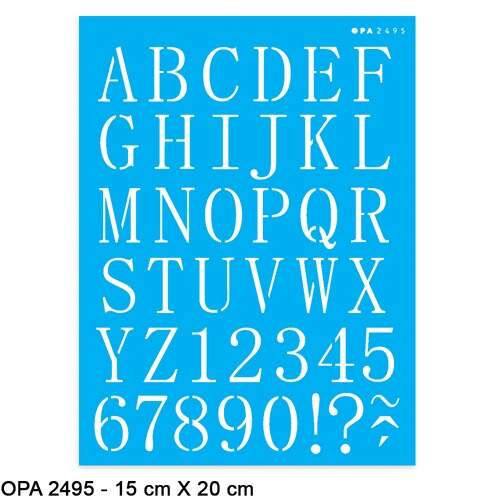 Stencil Opa 15 x 20cm