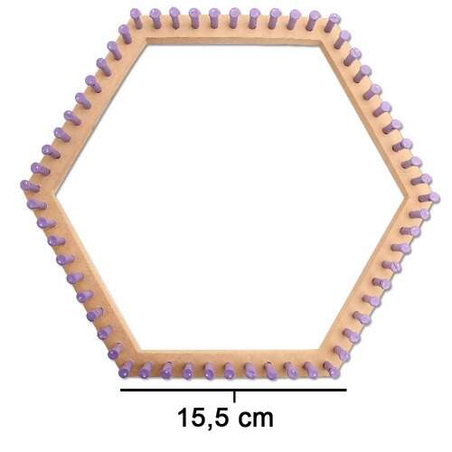 Tear Hexagonal Sextavado com Pinos Plásticos