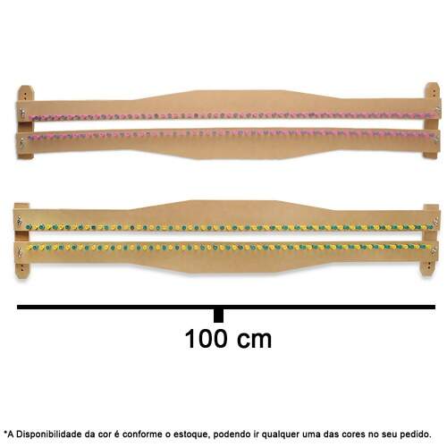 Tear Reto Regulável com Pinos Plásticos 100cm