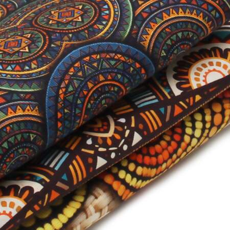 Tecido Patchwork Digital  Eva e Eva Coleção Mandalas Africanas