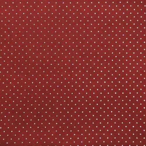 Tecido Patchwork Círculo Ref 326003 Cor 1585 Marrom Terra-Poá Branco 0,48x1,46 mts FL