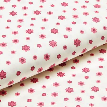 Tecido Patchwork Circulo 430218 2708 Floral Fundo Creme 0,48x1,46mts