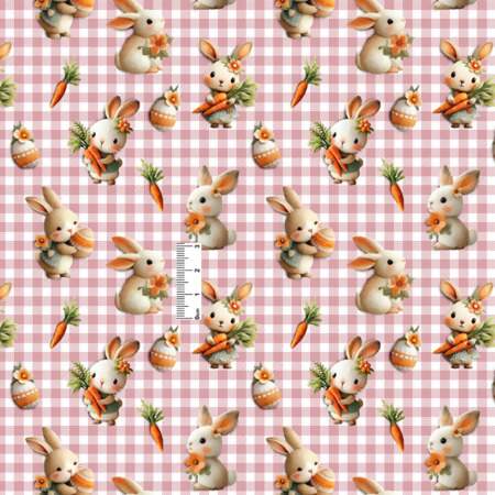 Tecido Patchwork Digital Páscoa Circulo 493309 2984 0,48x1,50mts