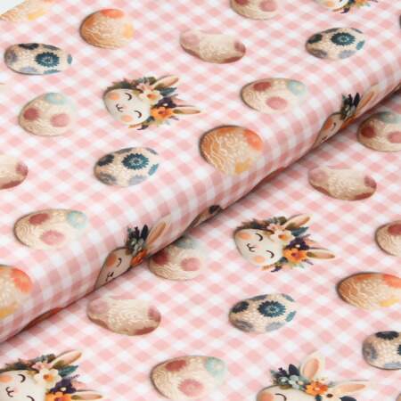 Tecido Patchwork Digital Páscoa Circulo 493309 2985 0,48x1,50mts