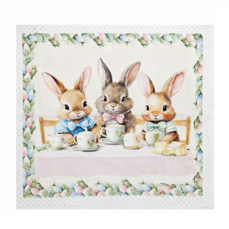 Tecido Patchwork Digital Páscoa Circulo 493333 2973 Painel 45x45cm