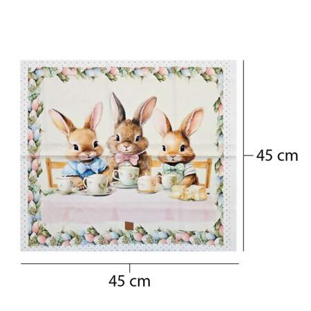 Tecido Patchwork Digital Páscoa Circulo 493333 2973 Painel 45x45cm