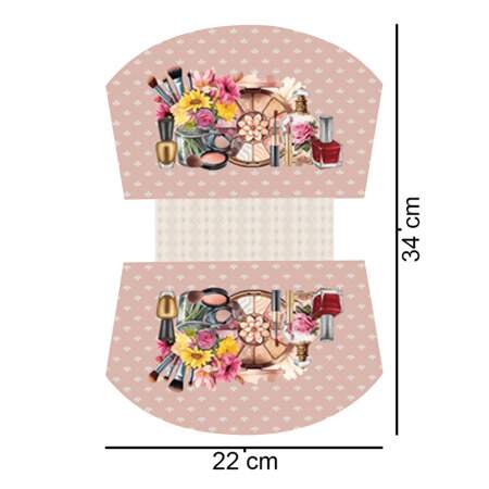 Tecido Patchwork Digital Eva e Eva 916699 Studio Beleza Necessaire 0,40x1,46mts