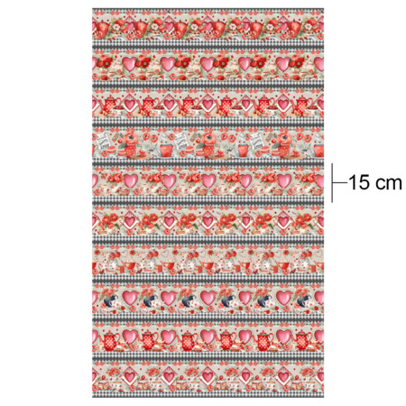 Tecido Patchwork Digital Eva e Eva Coleção Chá com Amor