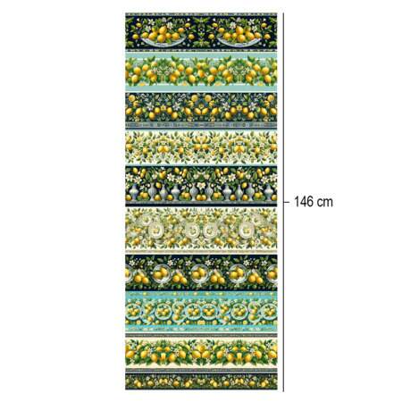 Tecido Patchwork Digital Eva e Eva Coleção Charme Siciliano 1,46mts