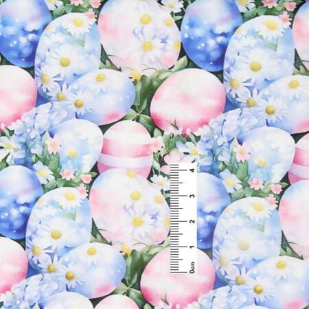 Tecido Patchwork Digital Fabricart Coleção Páscoa Spring Easter 0,48x1,50mts FL