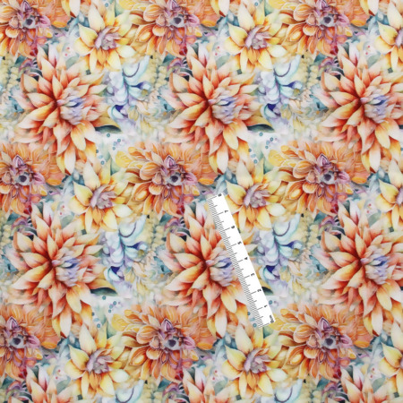 Tecido Patchwork Digital Fabricart Coleção Batik Digital 0,48x1,50mts FL