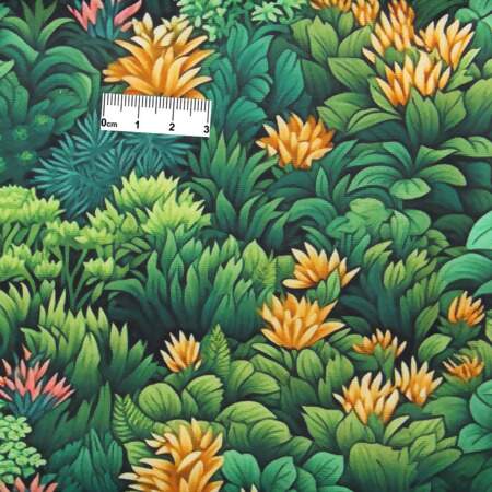 Tecido Patchwork Digital Fabricart Coleção Botânica 0,48x1,50mts
