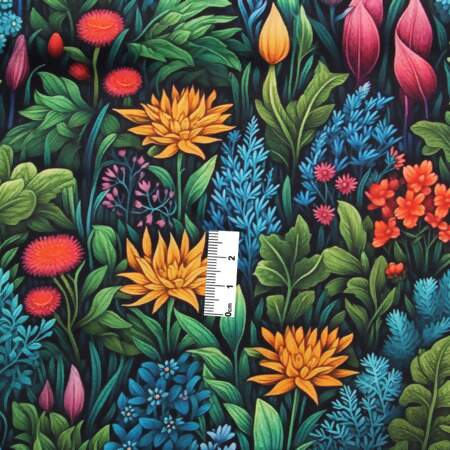 Tecido Patchwork Digital Fabricart Coleção Botânica 0,48x1,50mts