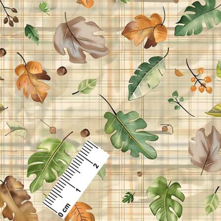 Tecido Patchwork Digital Fabricart Coleção Safari Boho 0,48x1,50mts