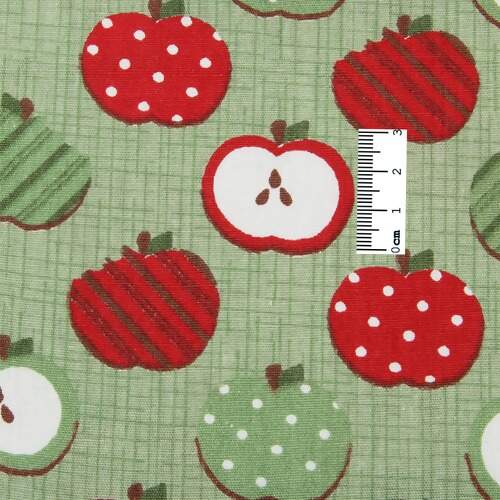 Tecido Patchwork Fuxicos Coleção Maçã com Mel 0,48x1,46mts