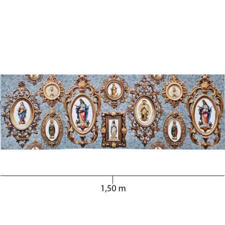 Tecido Patchwork Digital Circulo 489743 2918 Quadro Todos os Santos 47x1,50mts