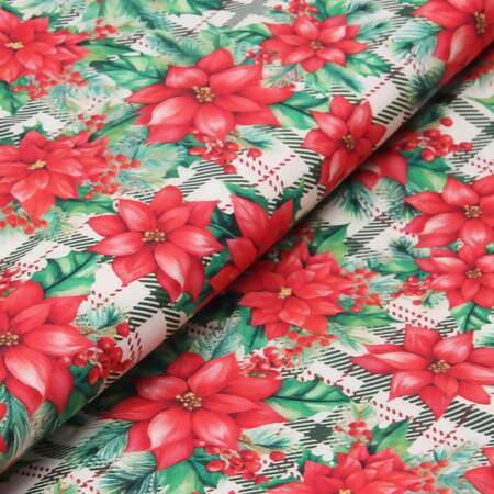 Tecido Patchwork Digital Circulo Natal 485772 2873 0,48x1,50mts