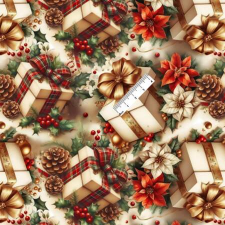 Tecido Patchwork Digital Circulo Natal 486000 2880 0,48x1,50mts