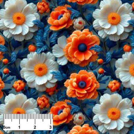 Tecido Patchwork Tricoline Premium Digital Cinderela 0,55x1,50mts FL