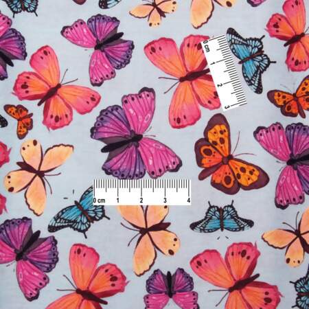 Tecido Patchwork Peripan 9050-V127 Borboletas 0,48x1,50mts