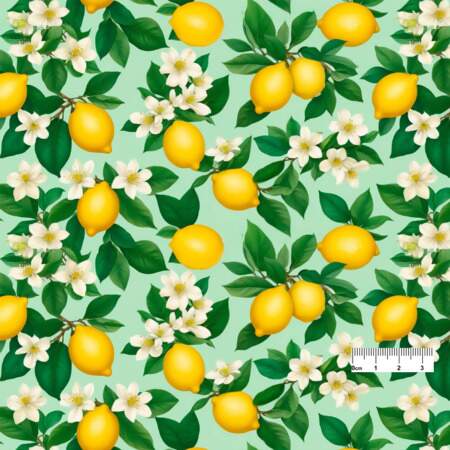 Tecido Patchwork Peripan 9050-V512 Limão Siciliano 0,48x1,50mts