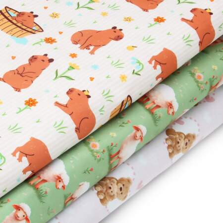 Tecido Patchwork Peripan Coleção Infantil 0,48x1,50mts