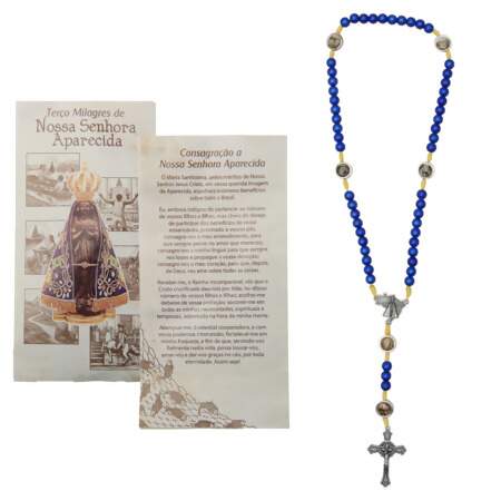 Terço Milagres de Nossa Senhora  Aparecida 8mm R.8044