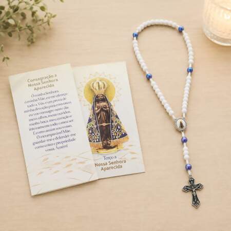 Terço Nossa Senhora Aparecida com Folheto