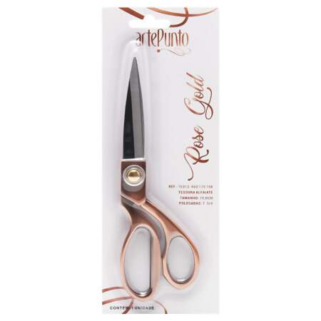 Tesoura de Alfaiate Arte Punto Rose Gold 7-3/4 19,8cm