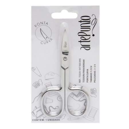 Tesoura Para Bordar Ponta Curva Arte Punto 3-3/4 9,5cm